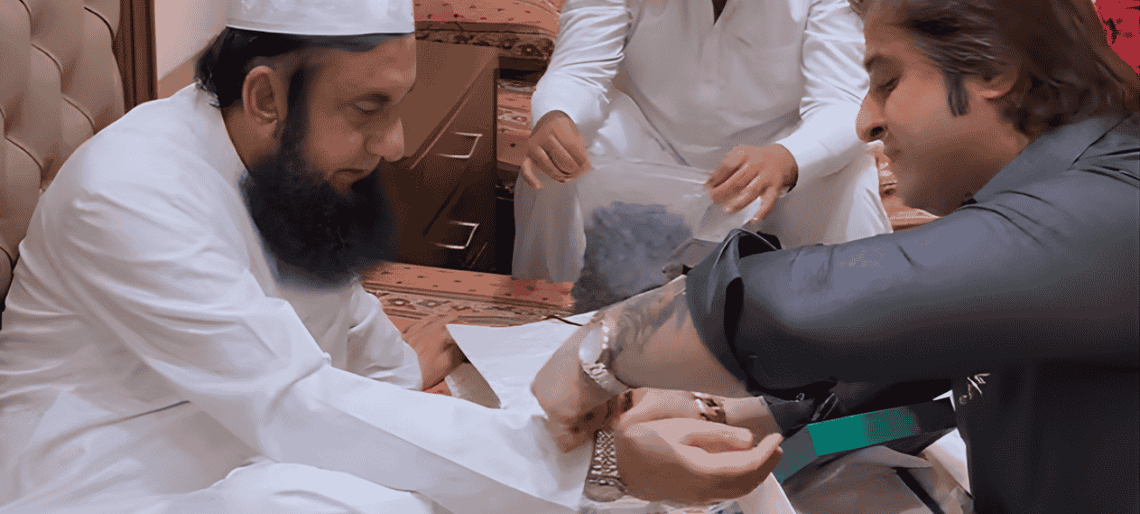 TikToker Kashmir Zameer Gifts Luxury Watch To Maulana Tariq Jameel