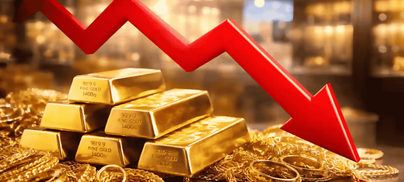 Gold Rates Drop As Per Tola Price Falls To Rs471,762 in Pakistan