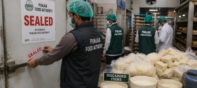 Punjab Food Authority Seals Bakery Production Unit Over Safety Violations in Lahore