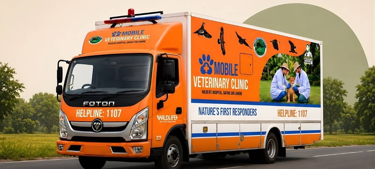 Punjab Launches Pakistan’s First Mobile Wildlife Clinic for Animal Rescue