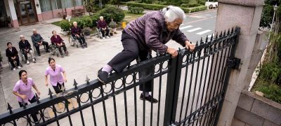 92-Year-Old Grandma Goes Viral After Climbing Nursing Home Gate in Just 24 Seconds