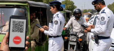 Lahore Traffic Police to Punish Taxi and Rickshaw Operators Without QR Panic Buttons