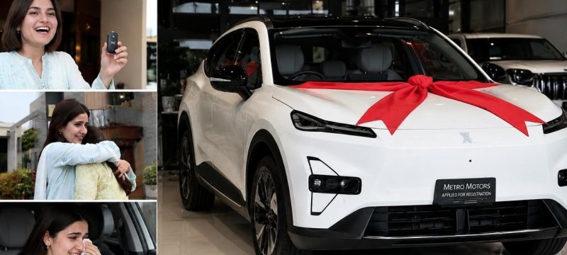 Aroob Jatoi Brings Her Parents to Tears with a Heartwarming Car Surprise