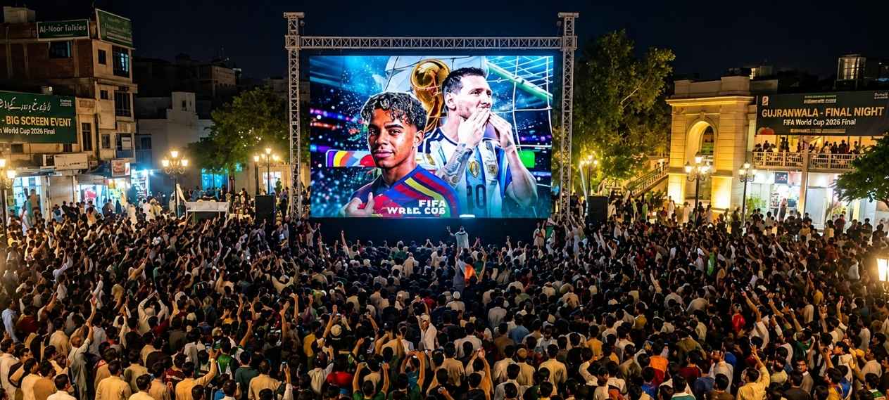Big Screens Set Up in Lahore, Islamabad and Gujranwala for FIFA World Cup 2026 Final