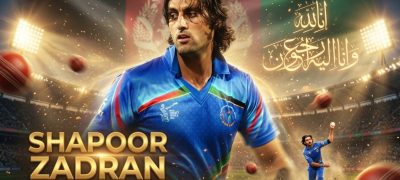 Former Afghanistan Cricketer Shapoor Zadran Dies at 38