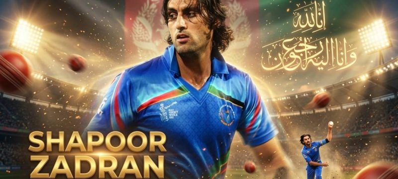 Former Afghanistan Cricketer Shapoor Zadran Dies at 38