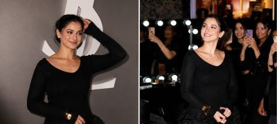 Hania Aamir Stuns in Fierce All-Black Photoshoot with Glamorous Look