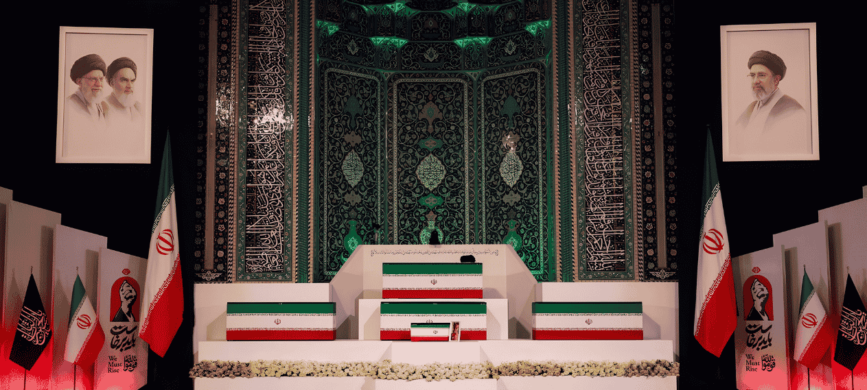 Ali Khamenei’s Body Arrives At Tehran Religious Complex For Funeral