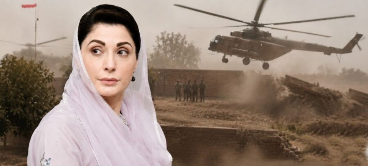 Maryam Nawaz Safe as Wall Collapses During Helicopter Landing in Arifwala