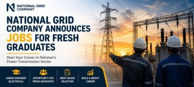 National Grid Company Announces Jobs for Fresh Graduates in Pakistan