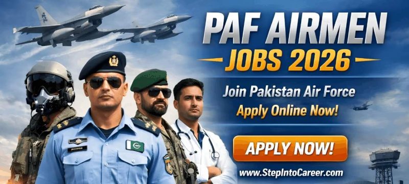 PAF Opens Airmen Jobs 2026 Registration for Aspiring Candidates