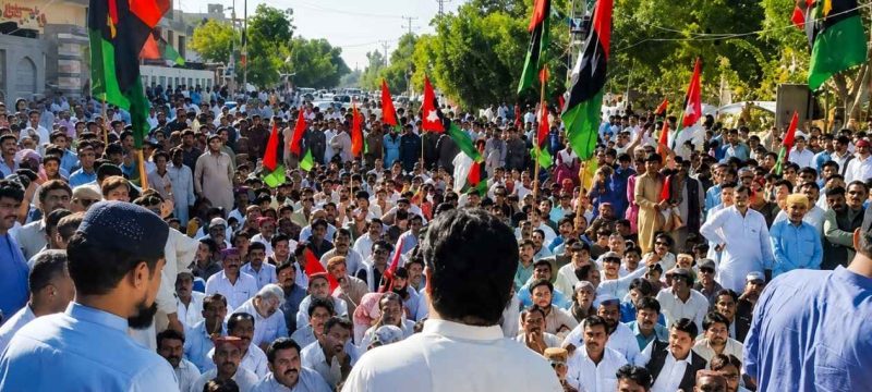PPP Holds Protest Rally Against India's Water Aggression