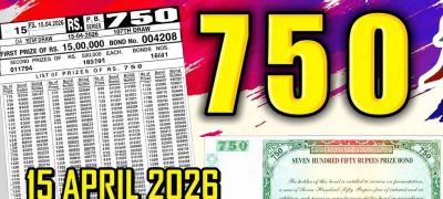 Rs. 750 Prize Bond Draw Results Announced – Full Winners List (15 July 2026)