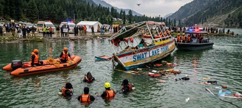 Six Family Members with U.S. Visas Die in Saifullah Lake Boat Tragedy in Swat