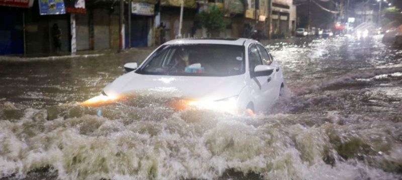 Torrential Rain Disrupts Traffic, Floods Streets in Twin Cities