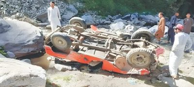 Four Tourists Die After Car Falls into Ravine in Mansehra