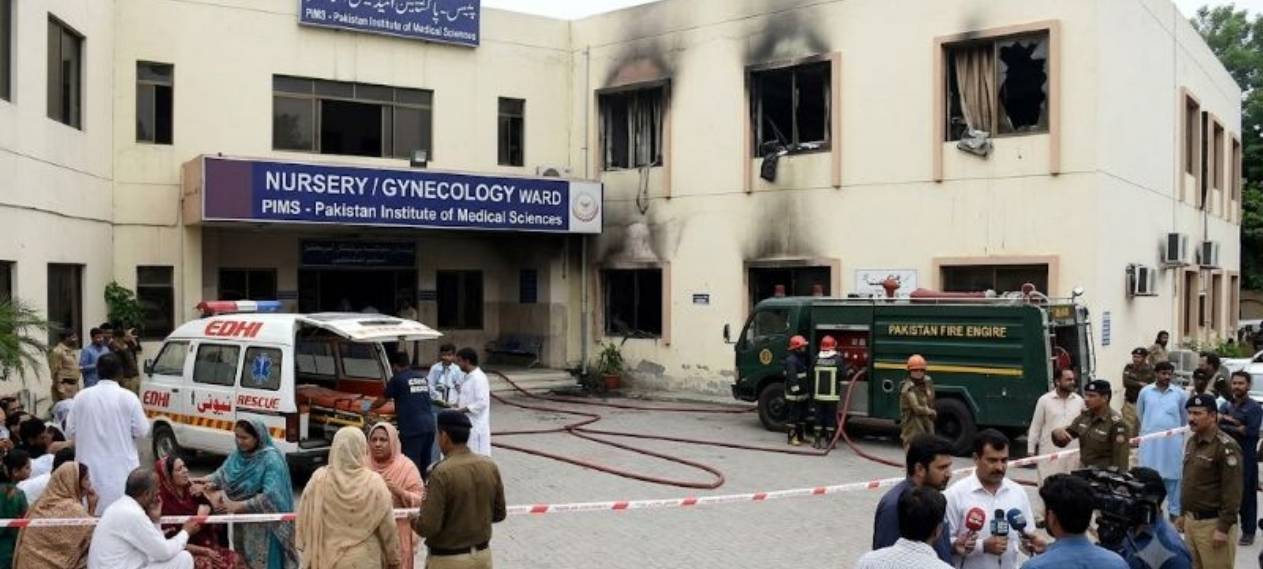 15 Newborns Die in Fire at PIMS Hospital Nursery in Islamabad