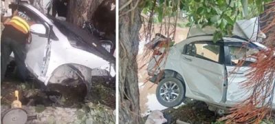 Five Killed After Speeding Car Crashes Into Tree on Lahore Canal Road