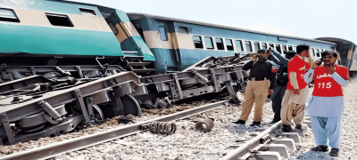 Khyber Mail Derails Near Sangjani, Rail Traffic Restored