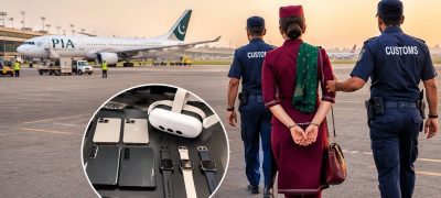 PIA Air Hostess Caught With Smuggled iPhones, Galaxy Z Folds and Smartwatches