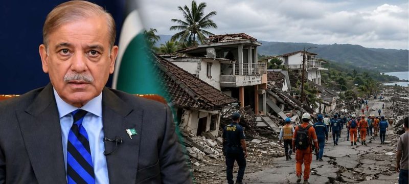 PM Shehbaz Expresses Sorrow Over Lives Lost in Indonesia Earthquake