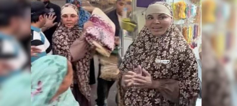 Rakhi Sawant’s Janamaz Distribution in Makkah Draws Massive Attention