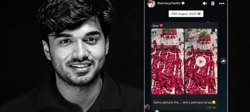 “Sehra Pehnana Tha” — Mir Raza’s Mother Marks His Wedding Day at His Grave