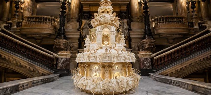 Spanish Chef Creates 500-Kg Wedding Cake for Saudi Royal Couple in Paris