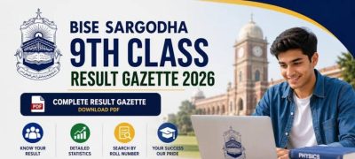 BISE Sargodha Releases 9th Class Result Gazette 2026