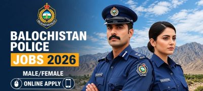 Balochistan Police Announces New Jobs in 8 Districts