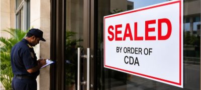 CDA Seals Federal Employees Housing Offices Over Rs. 57 Million in Unpaid Dues