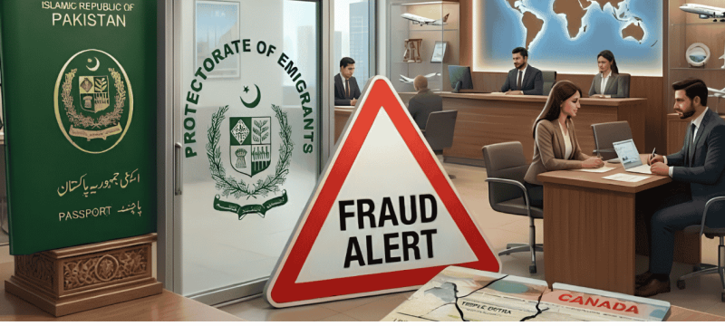 Canada Work Visa Scam Busted in Karachi Amid Crackdown Against Overseas Jobs