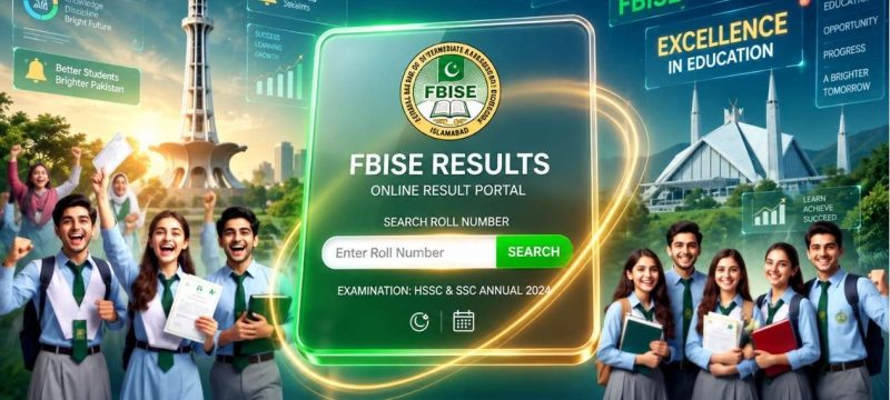 FBISE Class 12 Results 2026 Announced Today — Check HSSC Part-II Result Online