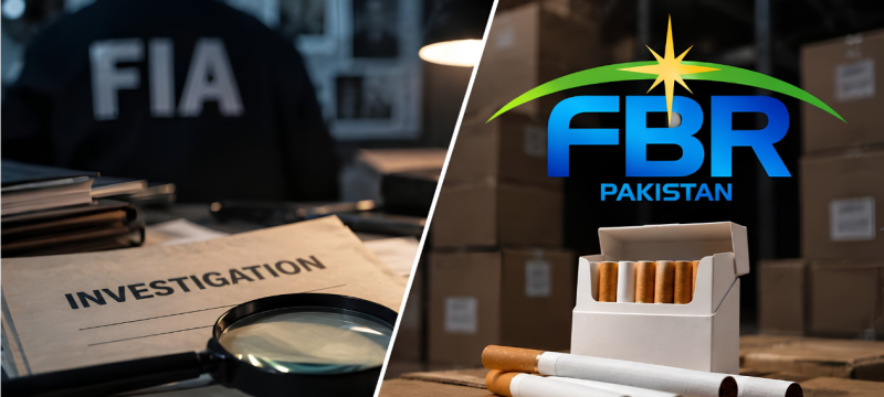 FIA Files FIR Against Five FBR officers in Rs250m Cigarette Theft Case