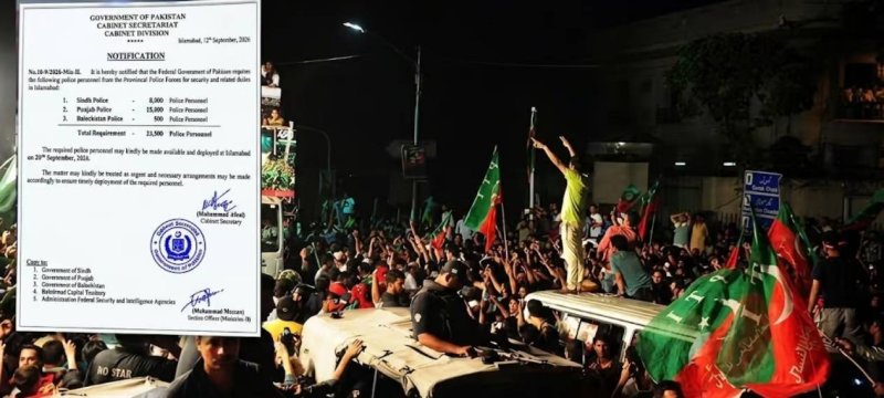 Fact Check: Are 23,500 Cops Really Being Deployed in Islamabad Ahead of PTI’s Sept. 27 March?