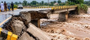 Flash Floods Damage Major Bridge in Punjab District