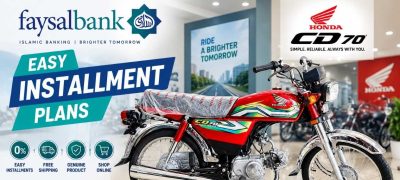 Honda CD 70 Now Available at Rs26,650 Monthly on 0% Installments