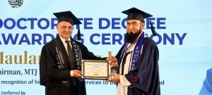 Maulana Tariq Jamil Receives Honorary PhD Degree From American University