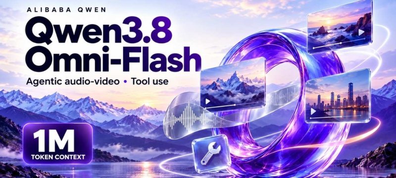 Qwen3.8-Omni-Flash Launches With 1M Context and Advanced Audio-Visual Agents