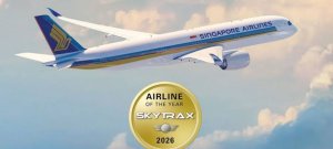 Singapore Airlines Named World’s Best Airline for 2026