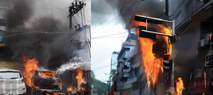 Hyderabad Transformer Explosion Injures Three, Damages Vehicles