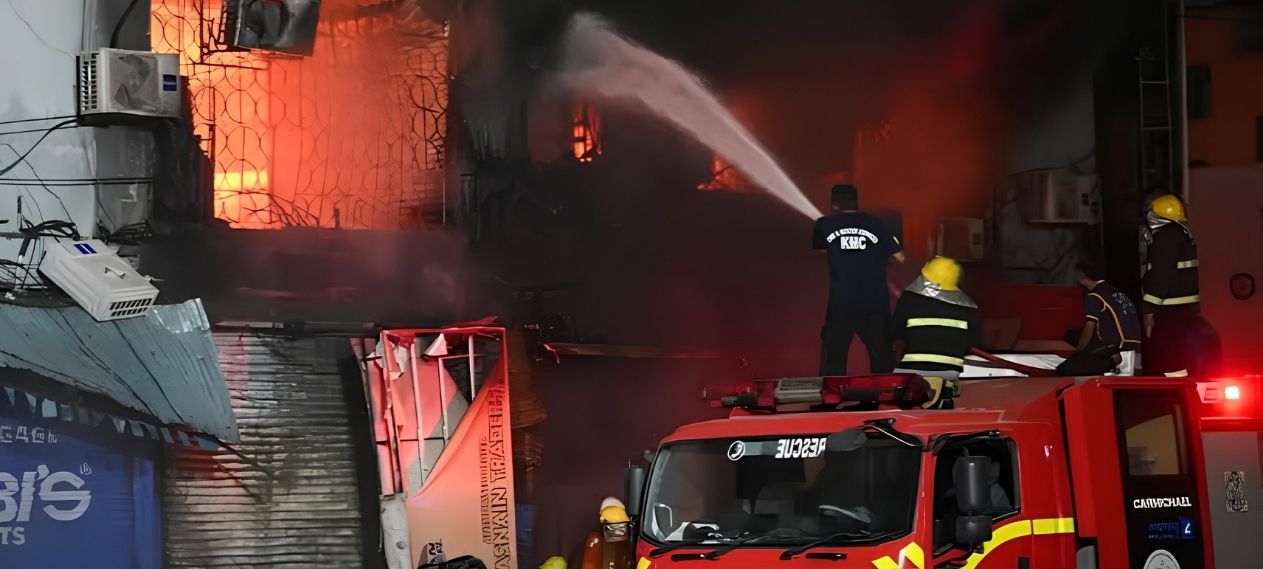 Fire Destroys Karachi Mayor’s Office at KMC Head Office