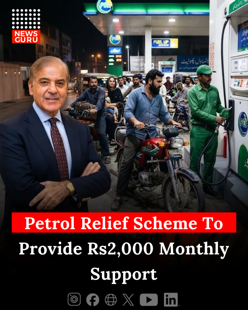 Petrol Relief Scheme to Provide Rs2,000 Monthly Support