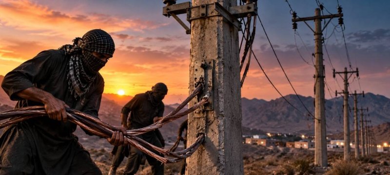 24 High-Voltage Electricity Poles Reportedly Stolen in Balochistan