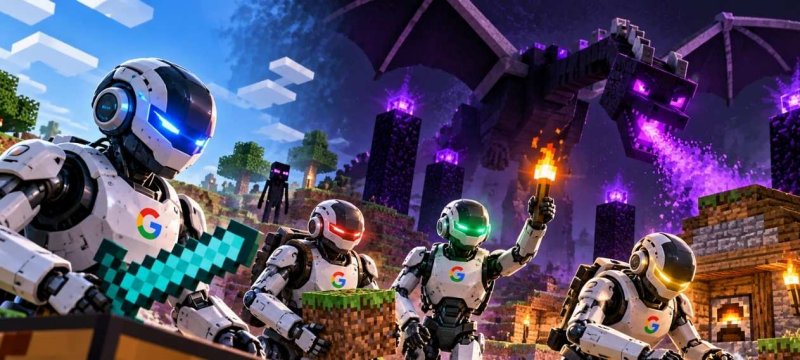 Google Gemini 4 AI Agents Make History by Beating Minecraft Without Human Assistance