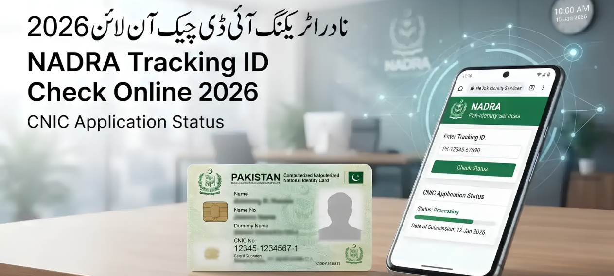 NADRA ID Card Status Check Without Tracking Number