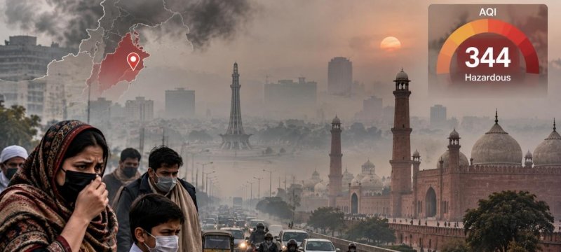 Is Lahore Becoming the World’s Most Polluted City? AQI Hits an Alarming 344