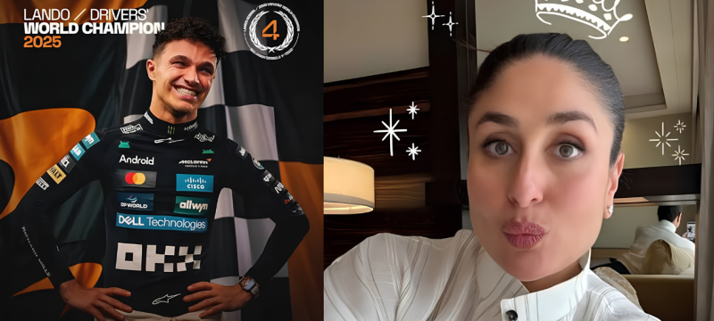 Kareena Kapoor Khan Teams Up With F1 Star Lando Norris For Mystery Project
