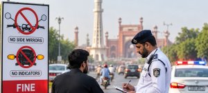 Lahore Biker Fined Rs190,000 Over 113 E-Challans for Traffic Violations