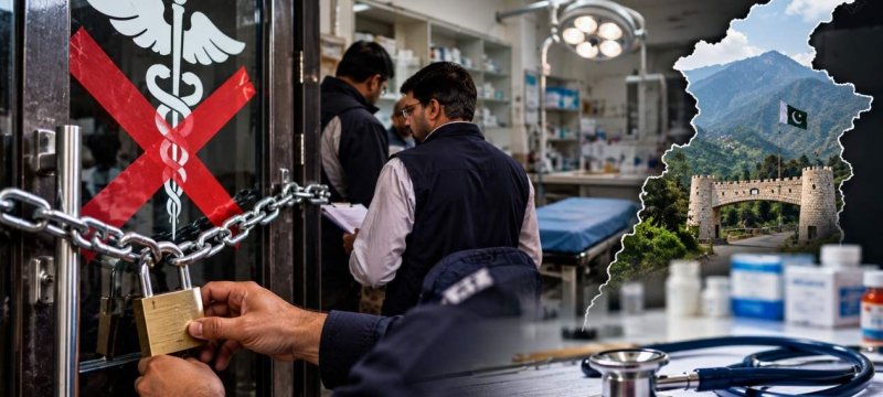 Major Crackdown in KP as Authorities Seal 1,465 Illegal Medical Centres in Just 3 Months